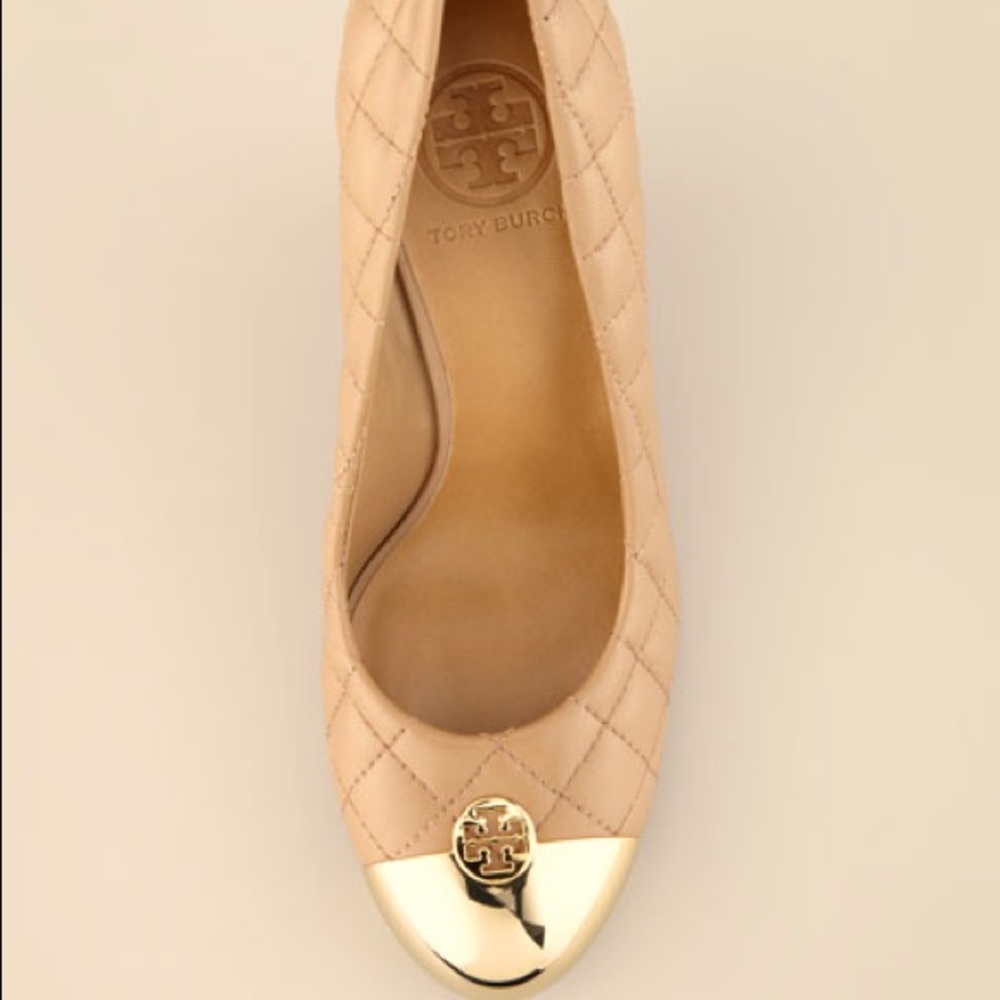 Tory Burch- Kaitlin Wedge - Quilted Leather